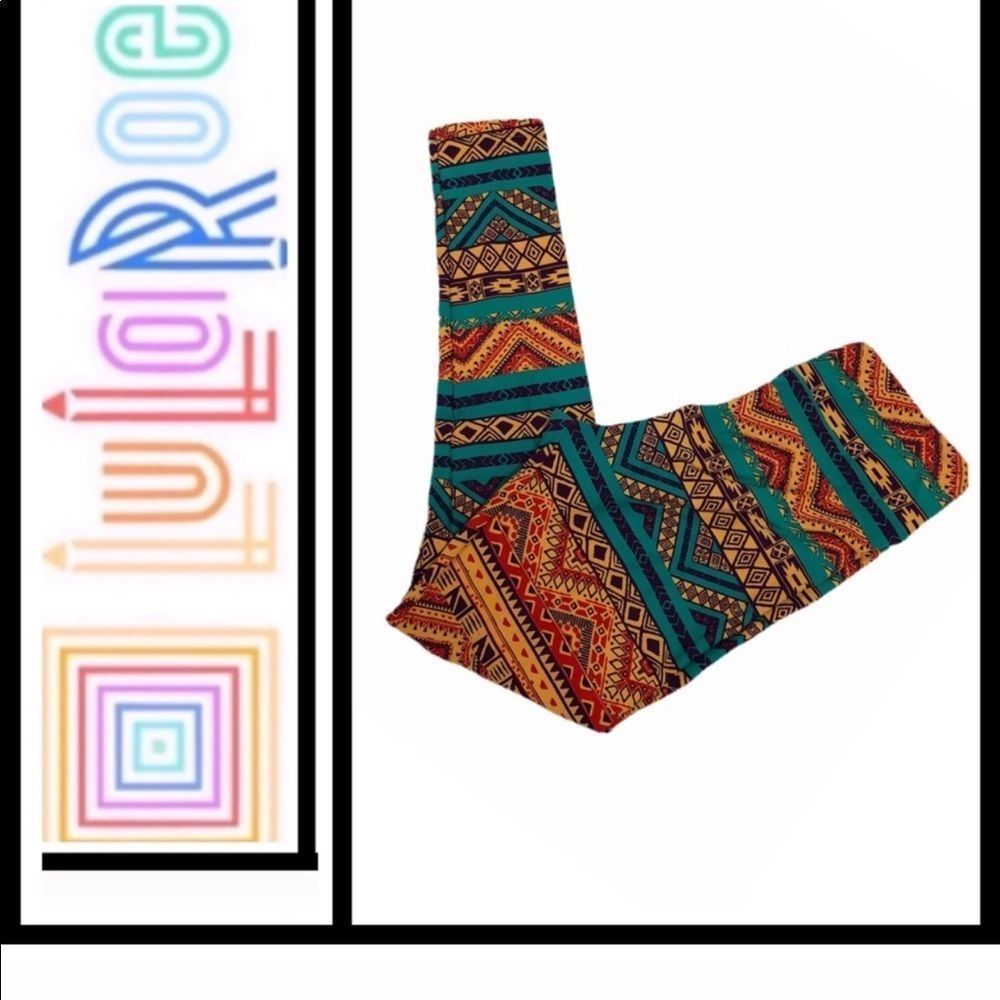 LuLaRoe African print tall & curvy leggings